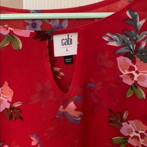 Cabi floral blouse